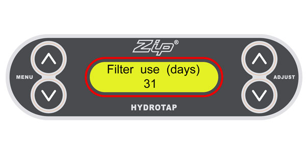 changing filter on a HydroTap