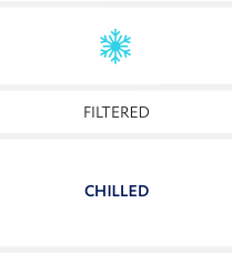 Touch free filtered chilled water