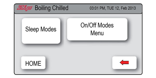 Zip How Do I Set Energy Modes On 4 O Off Mode Step 8