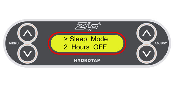 Energy modes on the HydroTap
